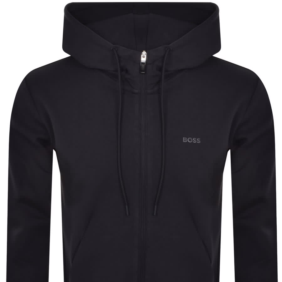 Hugo boss saggy hoodie navy clearance